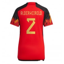 Belgien Toby Alderweireld #2 Hemmatröja Dam VM 2022 Korta ärmar